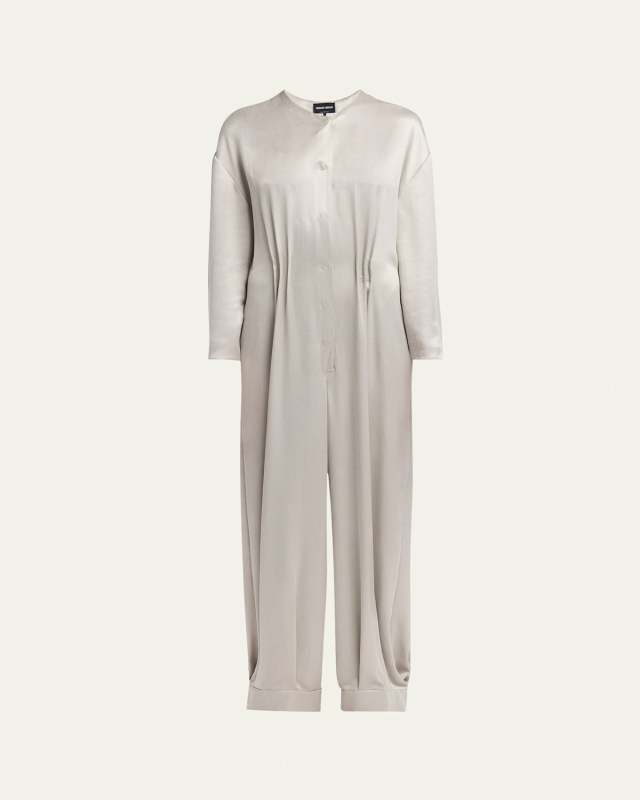 Loose Long Sleeve Jumpsuit